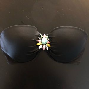 Black Victoria secret swim top 34 DD